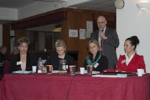 Marta Bnińska (L), Marta Niedzielska, Małgorzata Lasocka, Ireneusz Truszkowski i Agata Dmoch