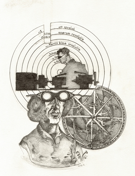 Jedna z prac artysty - inspirowana polską kulturą - Copernicus Condrum / fot. archiwum Nicholas Vaughan