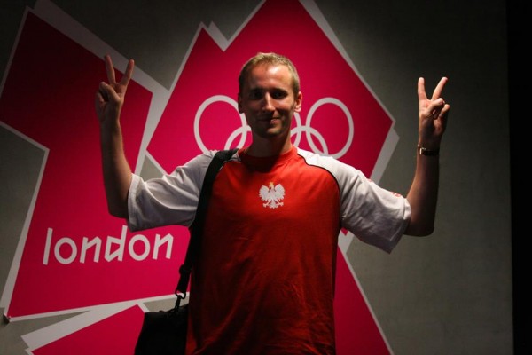 Maciek podczas Igrzysk Olimpijskich  w Londynie w 2012 r. kibicował oczywiście polskim sportowcom / fot. archiwum