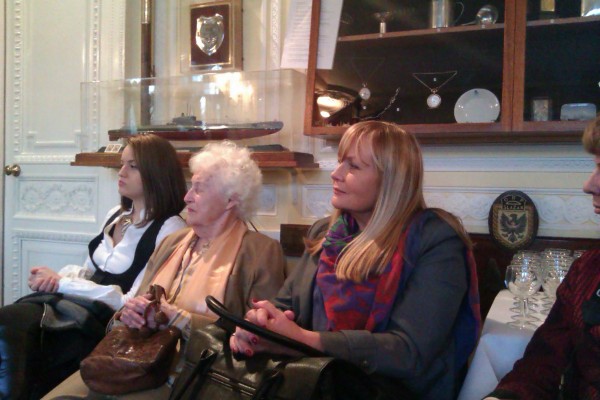 Na wykładzie pojawiła się m.in. konsul Argentyny o polskich korzeniach – na zdjęciu w towarzystwie swojej matki i córki / fot. Magdalena Grzymkowska