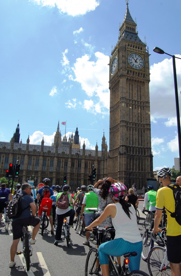 Trasa FreeCycle Prudential London Ride biegła przez największe atrackje turystyczne miasta / fot. Magdalena Grzymkowska