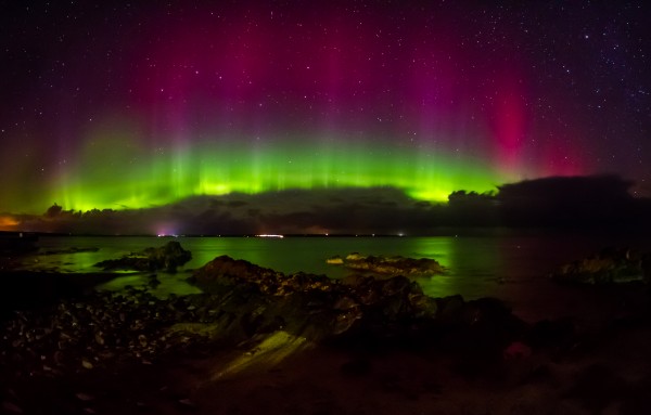 Aurora Borealis over Sinclair's Bay / Fot. Maciej Winiarczyk