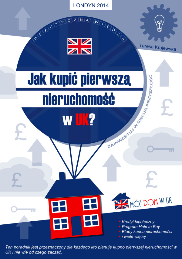 Okładka E-book-a "Jak kupić pierwszą nieruchomość w UK?"